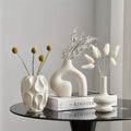 Lot de 3 vases en céramique bohèmes pour décoration intérieure | Solérive