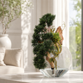 Bonsaï cèdre retombant dans un vase Luna pour décoration intérieure | Solérive